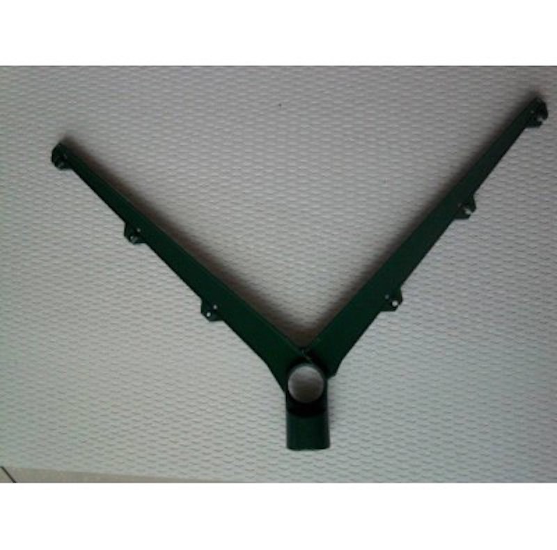 Bavolet Y na sloupek 48mm AL+PVC RAL 6005 zelená