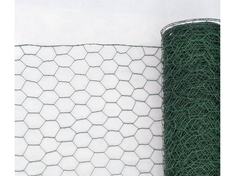 Šestihranné pletivo chovatelské 20mm, 0,90mm, 100cm 25m ZN+PVC zelená - Image 2