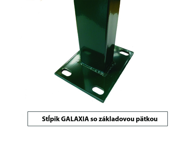 Plotový sloupek s patkou 60 x 40 x 1,50 mm - Image 3