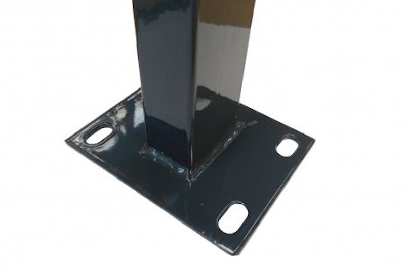 Plotový sloupek s patkou 60 x 40 x 1,50 mm